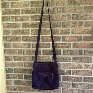 Vera Bradley Navy Quilted Crossbody Bag